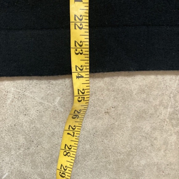 Georges Rech Paris Sweater Womens Medium Black Cashmere Wool Chain Neck - Picture 6 of 12